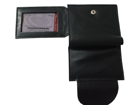 Men's Black Real Leather Wallet