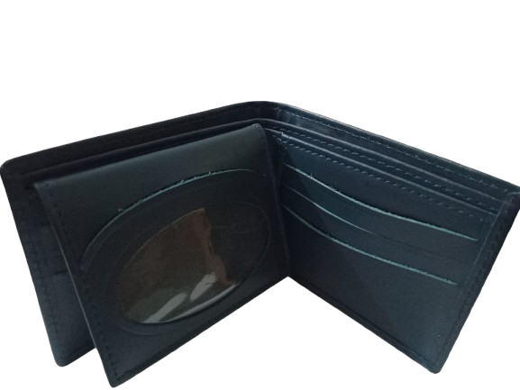 Men's Blue Real Leather Wallet