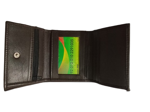 Men's Brown Real Leather Wallet