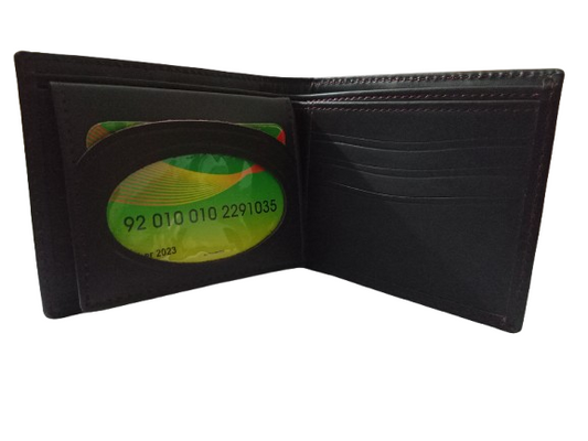Men's Black Real Leather Wallet