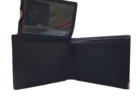 Men's Black Real Leather Wallet