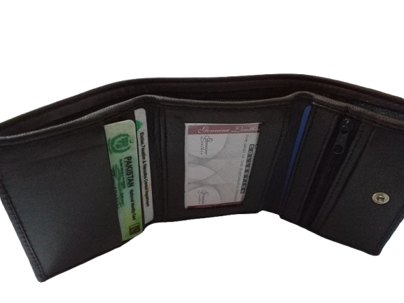 Men's Brown Real Leather Wallet