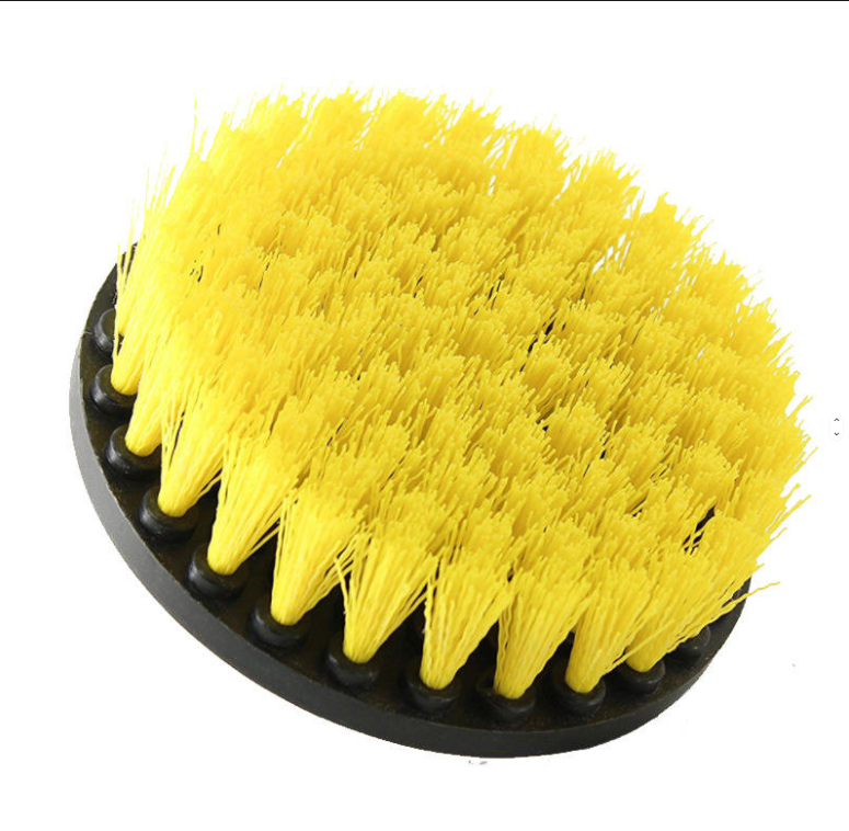 Circular Antique Brush for Cleaning Surface Nylon Polishing Brush for car tyre and Floor