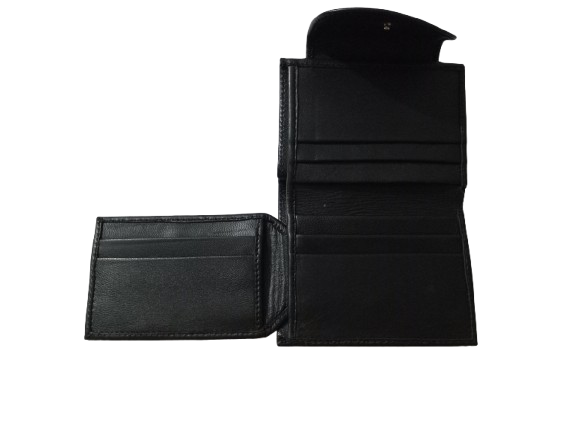 Men's Black Real Leather Wallet
