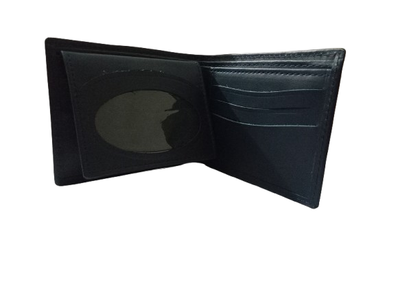 Men's Blue Real Leather Wallet
