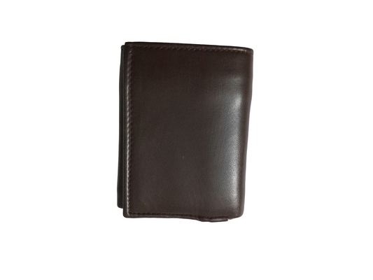 Men's Brown Real Leather Wallet