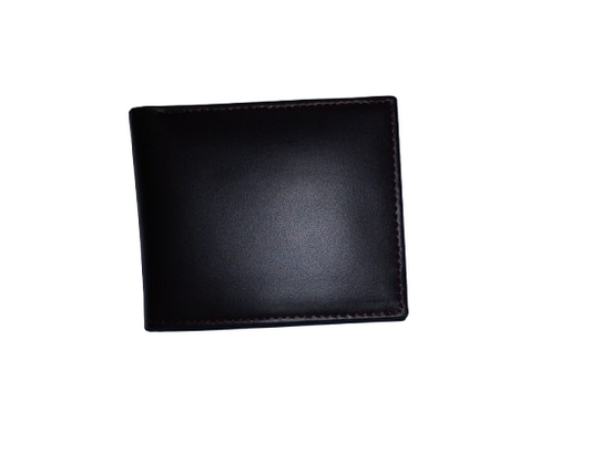 Men's Black Real Leather Wallet