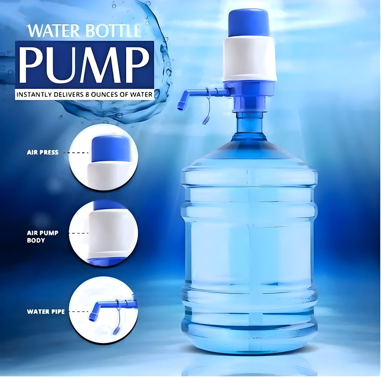 PureTap – Manual Bottle Water Pump