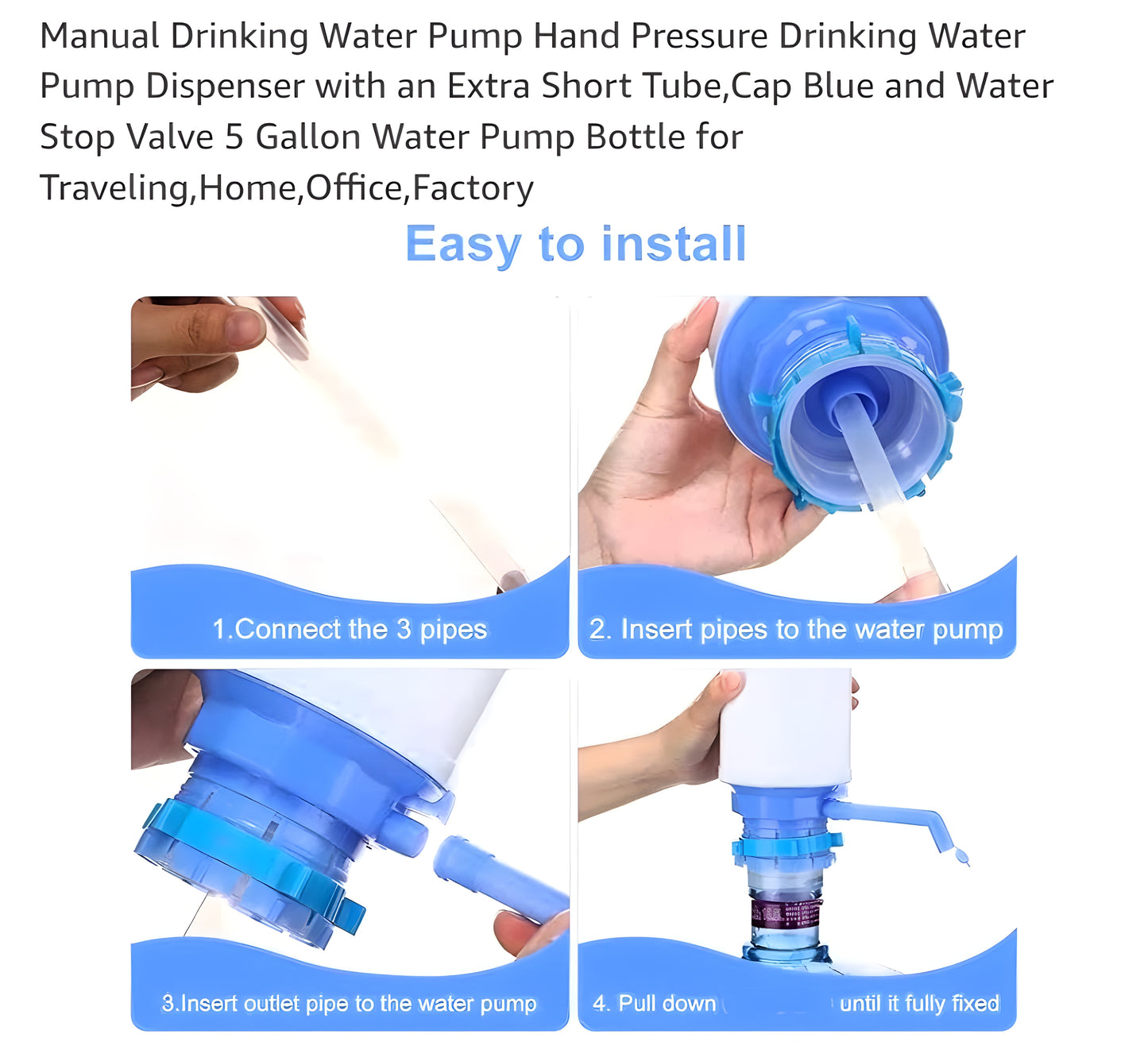 PureTap – Manual Bottle Water Pump