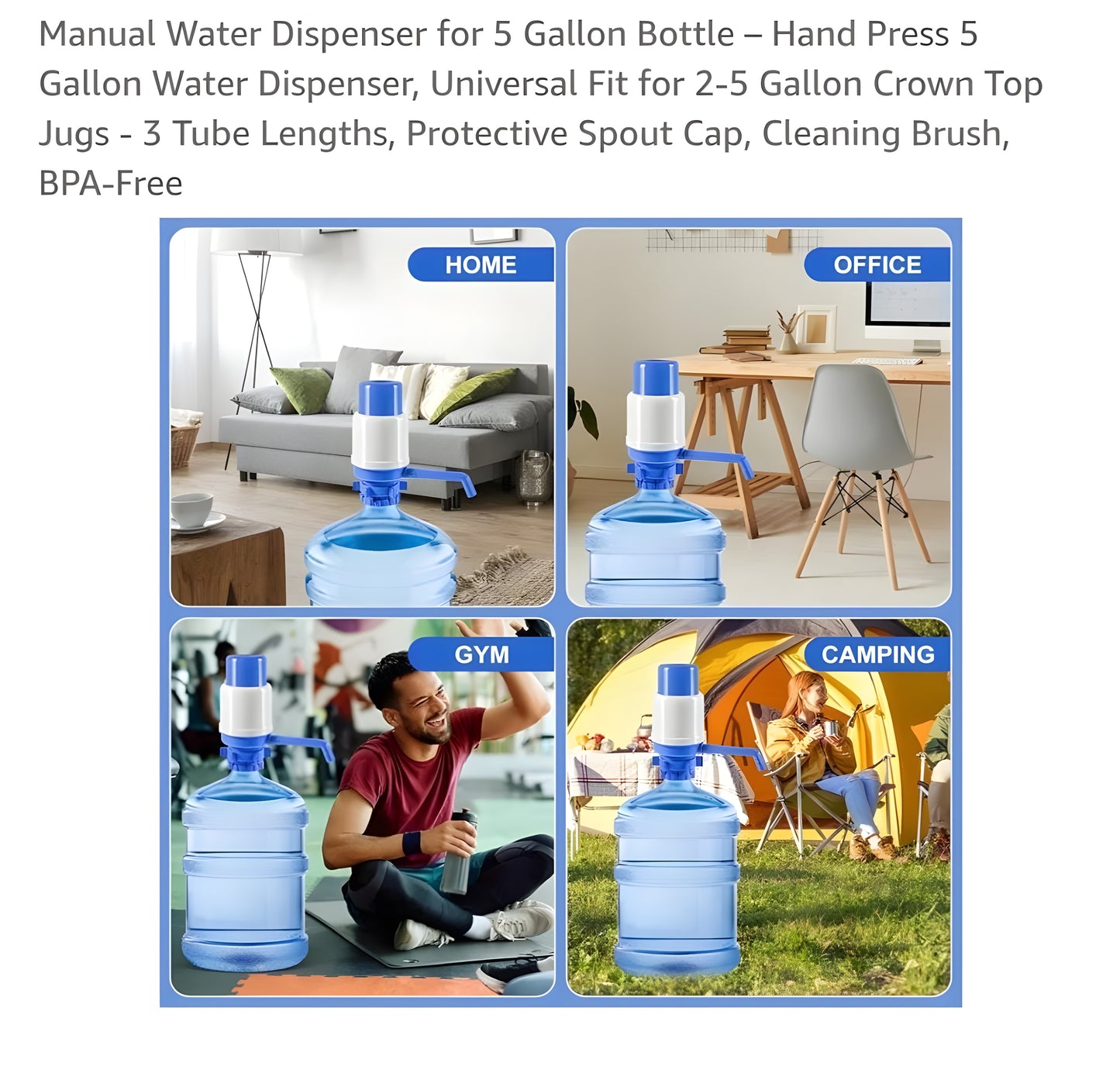 PureTap – Manual Bottle Water Pump