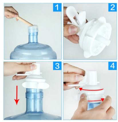 19L High-Quality Manual Water Dispenser Nozzle – Tap Spout for Bottled Water